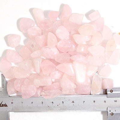 Natural Pink Crystal Stones Rose Quartz Ground Bulk Minerals