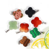 Natural Gemstone Four Leaf Lucky Clover Bead Stone Pendants for Jewelry Making Alloy Pendant Bracelets Earring