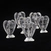 Natural Crystal Crafts 2 Inch Angel Carved Clear Quartz Home Decor