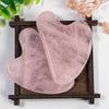 2020 New Natural Crystal Rose Quartz Stone Body Massage Tool Jade Gua Sha Rose Quartz Guasha Stone