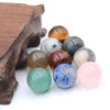 Wholesale Natural Healing Gemstone Stone Mini Crystal Sphere Crystal Ball Sphere Charms For Jewelry Making