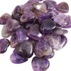 20mm Charm Natural Amethyst Heart Shape Purple Crystal Heart Gemstone