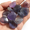 Crystal healing stone fluorite carving stone heart crystal stone crafts