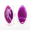 Red Striped Agate Marquise Cabochon Beads For Jewelry Making 20*40mm