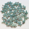Natural Crystal Green Aventurine Cross Pendant for Jewelry Making 18x25mm