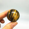 Natural Healing Quartz Crystal Ball Feng Shui Small Tiger Eye Stone