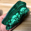 High quality natural crystal polished malachite flake stone coasters