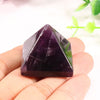 30mm Quartz Healing Stone Carved Crystal Pyramid Statue Crystal Tower