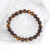 Wholesale 8mm beads crystal chakra bracelet custom gemstone bracelet