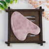 Natural Crystal Rose Quartz Jade Gua Sha Facial Body Massage Tool