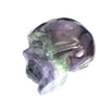 Promotion 2inch Natural Fluorite Gemstone Crystals Healing Stones Crafts Carved Head Crystal Skulls Head