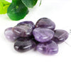 25mm Charm Natural Amethyst Heart Healing Crystal Gemstone