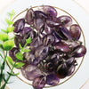Healing Stone Beads Teardrop Water Drop Necklace Amethyst Pendant Jewelry
