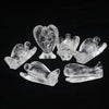 Natural Crystal Crafts 2 Inch Angel Carved Clear Quartz Home Decor