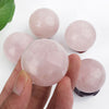 Crystal Craft Natural Healing Gemstone Rose Crystal Ball