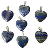 Wholesale Fashion Natural Lapis Lazuli Love Heart Stone Pendants for DIY Jewelry making 20mm