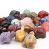 1.5 inch Natural Crystals Healing Stone Carved Animal Turtle Figurines Statue Crystal Stone Crafts For Home Decoration