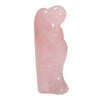 1.5" 2" Stone Angel Statue Pink Quartz Crystal Guardian Angel Statue