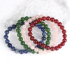 Wholesale 8mm beads crystal chakra bracelet custom gemstone bracelet