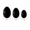 Healing Stone Tightening Vaginal Muscle Natural Black Obsidian Stone Eggs Crystal Jade Eggs Yoni for Women Kegel Exercise