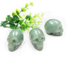 Natural Quartz Crystal Skull Healing Stone Carving Crafts Home Decoration