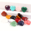 20x8mm Small natural quartz crystals stone hearts healing quartz crystal heart gemstone for home wedding decoration