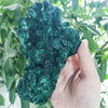 Natural rock mineral crystals rough stone malachite raw specimen