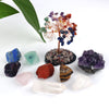 New Product Natural Crystal 7 Chakra Stone Tumble Healing Stones Crystal Gift Box