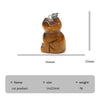 Natural carved crystal fortune cat healing stone aventurine lucky cat statue crystal crafts Home Decoration Birthday Gift