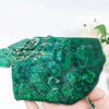 High Quality Natural malachite slab malachite free form crystals quartz slice