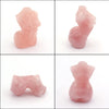 Crystal Healing Stone Carved Woman Mannequin Rose Quartz Ladies