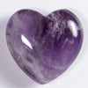 25mm Charm Natural Amethyst Heart Healing Crystal Gemstone