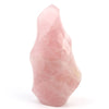 Natural carved rose quartz free from crystal flame for crystal craft