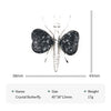 Natural Rose Gold Butterfly Decoration Crystals Heart Wing Butterfly Crystal Crafts for Home Decor Gift wholesale