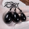 Healing Stone Tightening Vaginal Muscle Natural Black Obsidian Stone Eggs Crystal Jade Eggs Yoni for Women Kegel Exercise