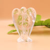 Natural Crystal Crafts 2 Inch Angel Carved Clear Quartz Home Decor