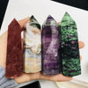 Crystal Tower Factory Produce Various Gemstone Crystal Points