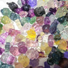 Mixed Animals Plants Bulk Natural Rainbow Fluorite Craft Crystal Carvings