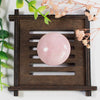 Natural Crystal Rose Quartz Mushroom Shape Face Body Beauty Jade Massager