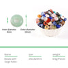 Wholesale 4x10mm Natural Crystal Gemstone Loose Bead Round Shape Big Hole Stone Beads for Jewelry Making