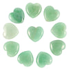 20mm Natural crystal green aventurine heart gemstone stone mini heart crystals healing stones for jewelry making