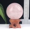 Crystal Craft Natural Healing Gemstone Rose Crystal Ball