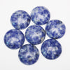 Natural crystal flat back stone round CAB CABOCHON beads for DIY jewelry ring massager making
