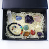 New Product Natural Crystal 7 Chakra Stone Tumble Healing Stones Crystal Gift Box