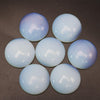 Natural crystal flat back stone round CAB CABOCHON beads for DIY jewelry ring massager making