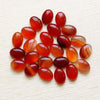 Wholesale 13x18mm natural gemstone loose beads mixed stone oval flat back cabochon beads for ring bracelet making