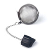 304 Stainless Steel Wire Mesh infuser loose leaf tea ball raw amethyst crystal tea strainer