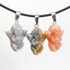 Necklace natural 7 Chakras W points pendants crystal pendant