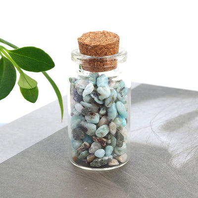 Natural Crystal Decoration Chips Mini Healing Ore Specimens Wishing Bottle Drifting Bottle Customizable packaging box set