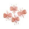 Natural Rose Gold Butterfly Decoration Crystals Heart Wing Butterfly Crystal Crafts for Home Decor Gift wholesale